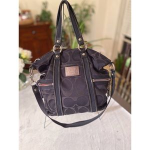 Coach Poppy Signature Jacquard Bag